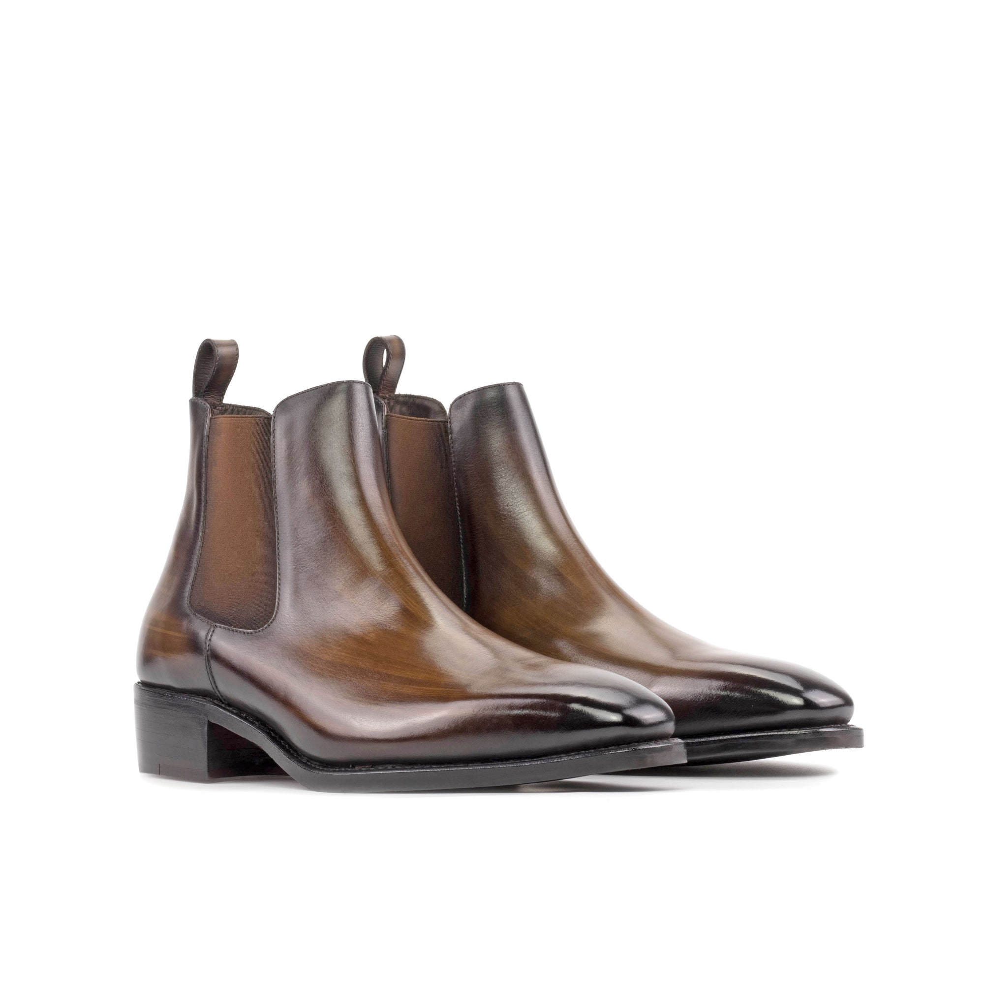 Chelsea Boots (B1 Last) Brown Patina