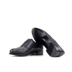 Closed Channel Goodyear Welted Leather Sole with Toe Tap and Beveled Waist